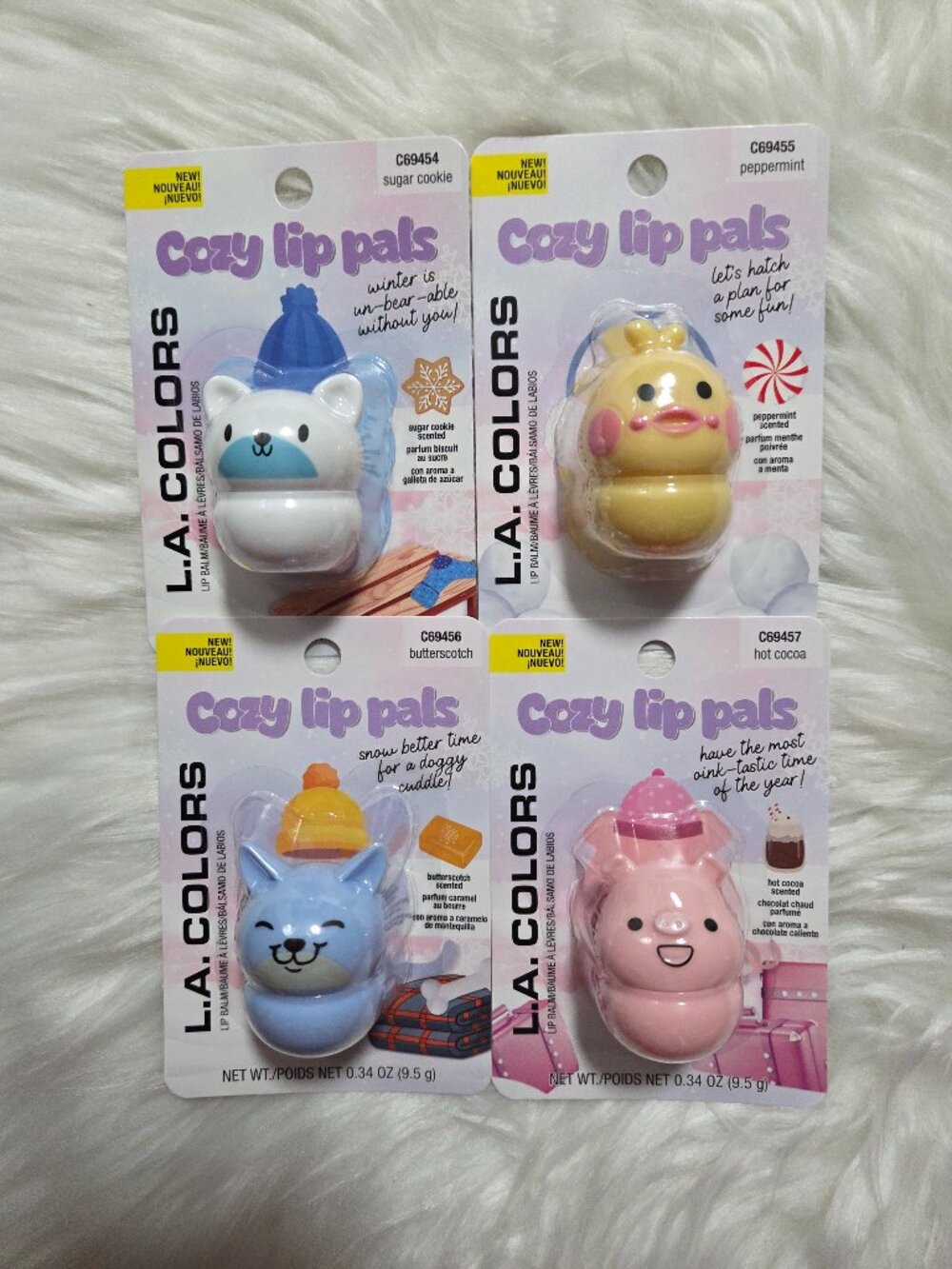 L.A. Colors Cozy Lip Pals Winter Set